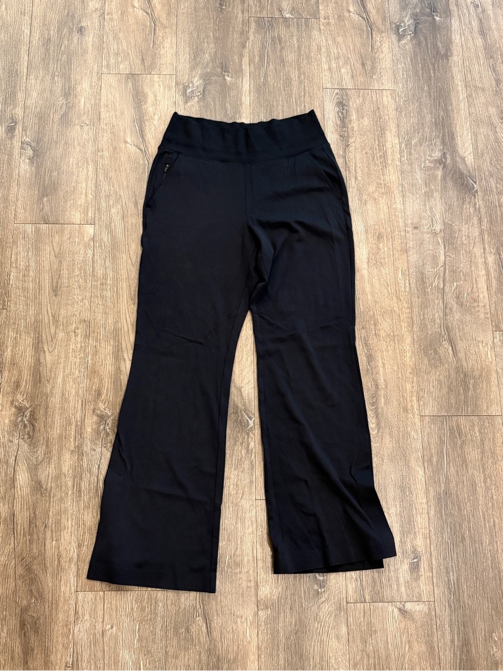 Athleta Black Boot-Cut Pull-On Pants